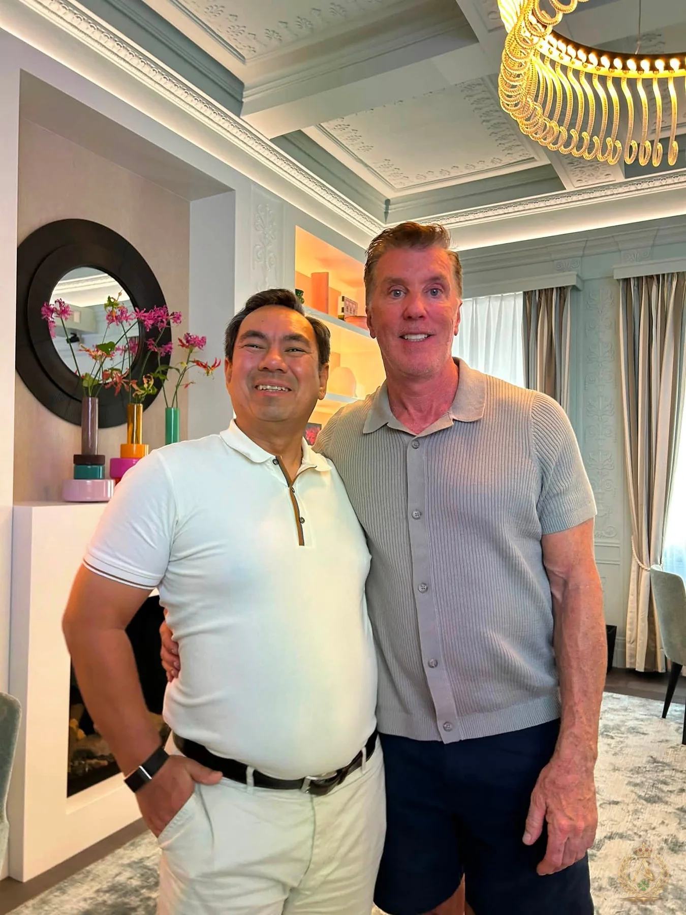 Aung Naing Oo with Alex Peykoff