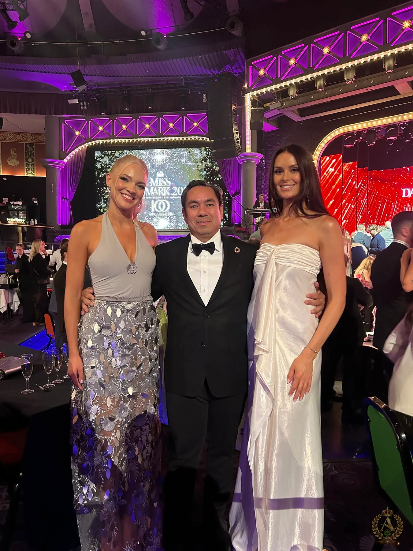 Aung Naing Oo at the Miss Denmark 2026 Grand Final